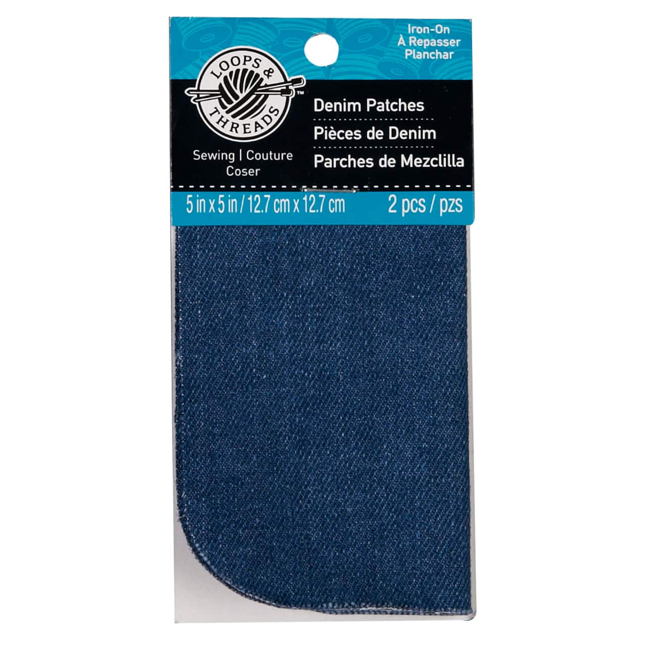 24 Packs: 2 ct. (48 total) Denim Patches by Loops & Threads™